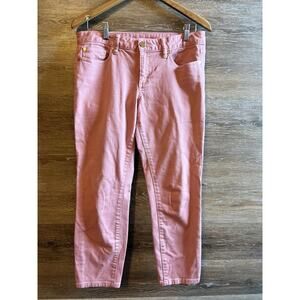 Tory Burch Jeans Sz 29 Cropped Skinny Pink Light Wash Skinny Capsule Timeless